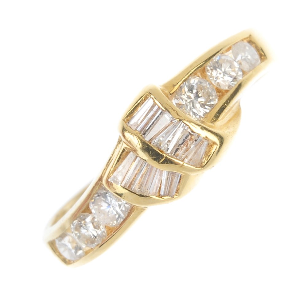 A diamond dress ring. (1 of 4)