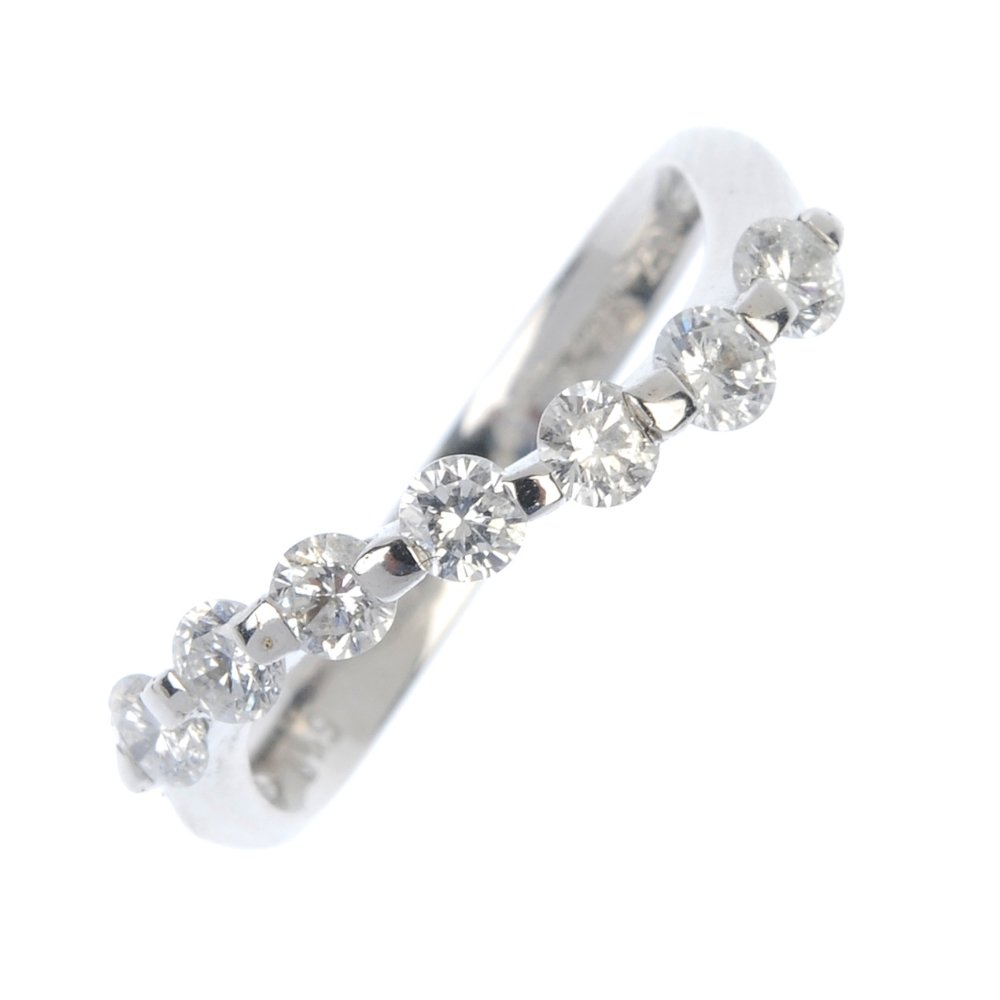 A diamond seven-stone ring. (1 of 4)