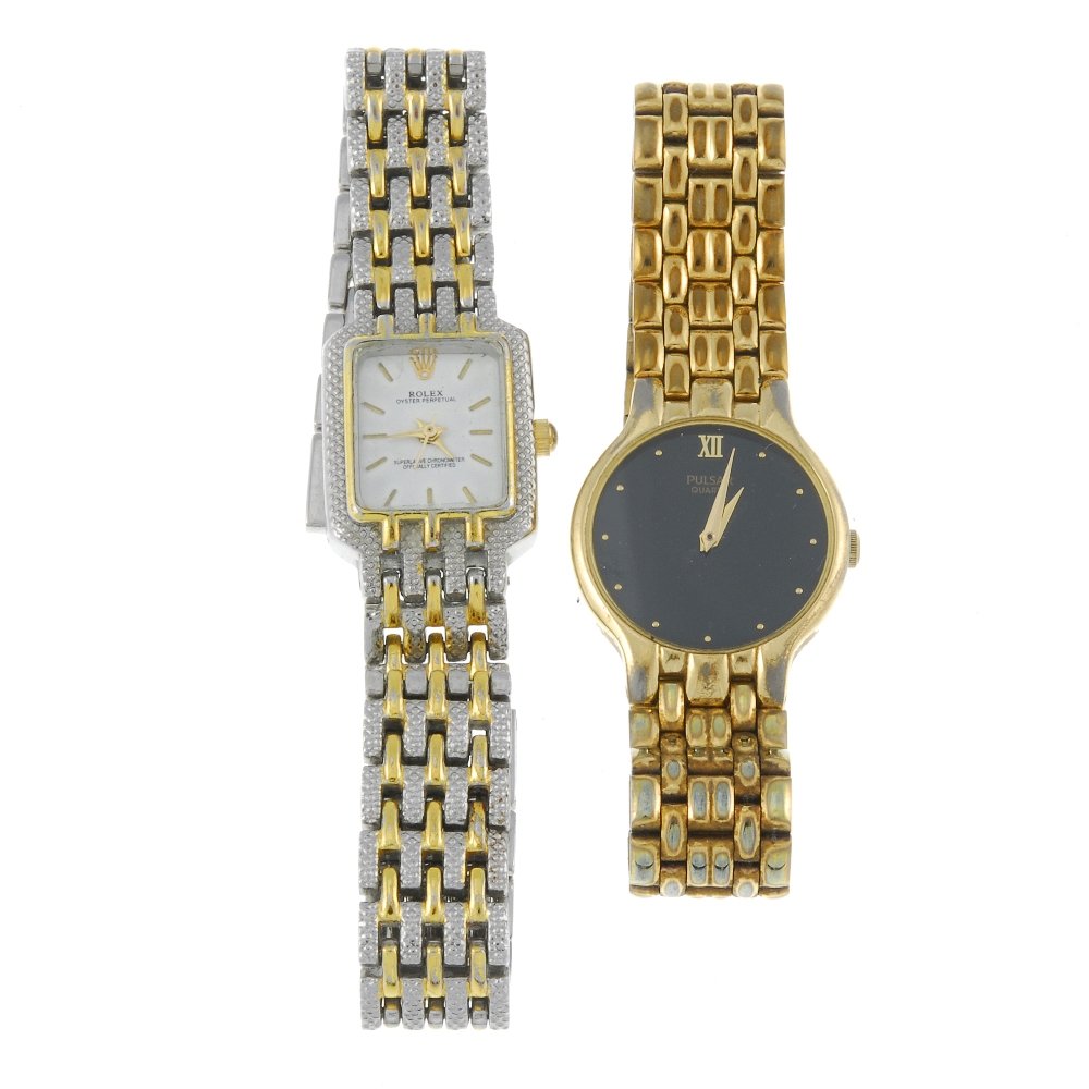 A group of various wrist watches. Approximately 40.: A group of various wrist watches, including examples by Pulsar and Fossil. All recommended for spares and repair purposes only. Approximately 40.