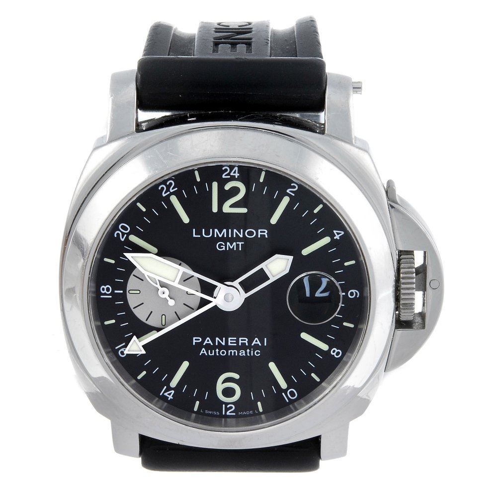 PANERAI - a gentlemanÉs stainless steel Luminor GMT (1 of 4)