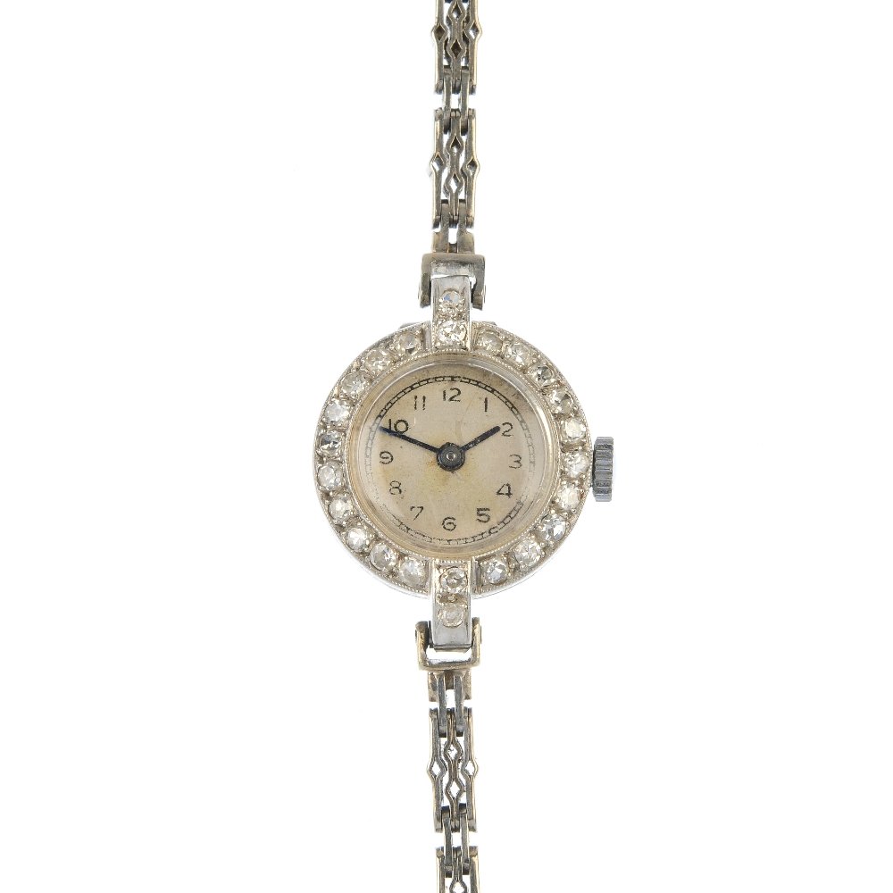 A lady's early 20th century diamond cocktail watch. (1 of 3)