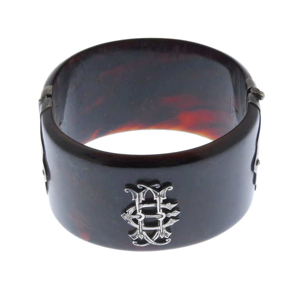 Three items of late 19th century tortoiseshell (1 of 3)