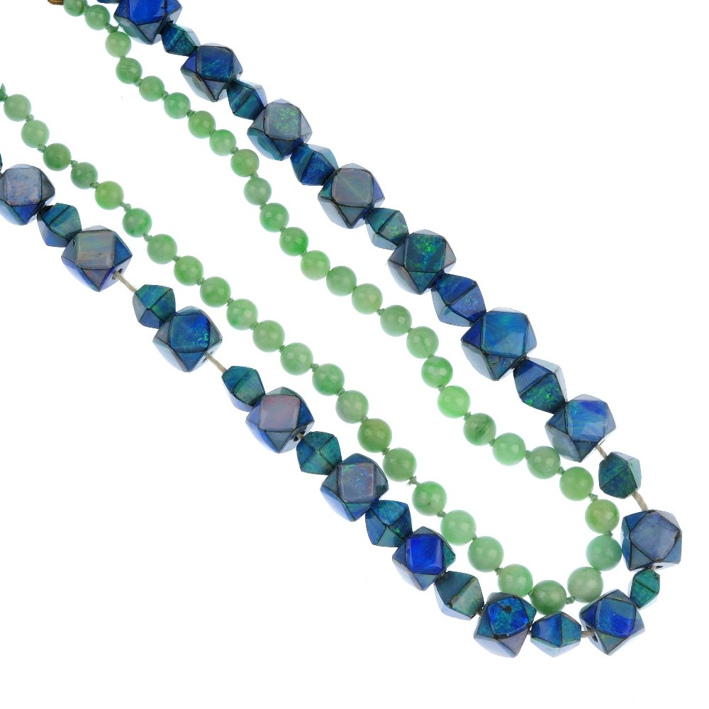 A selection of gem-set jewellery. (1 of 2)