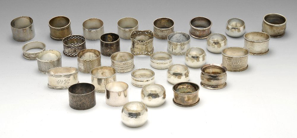 A selection of Victorian and later silver and (1 of 6)