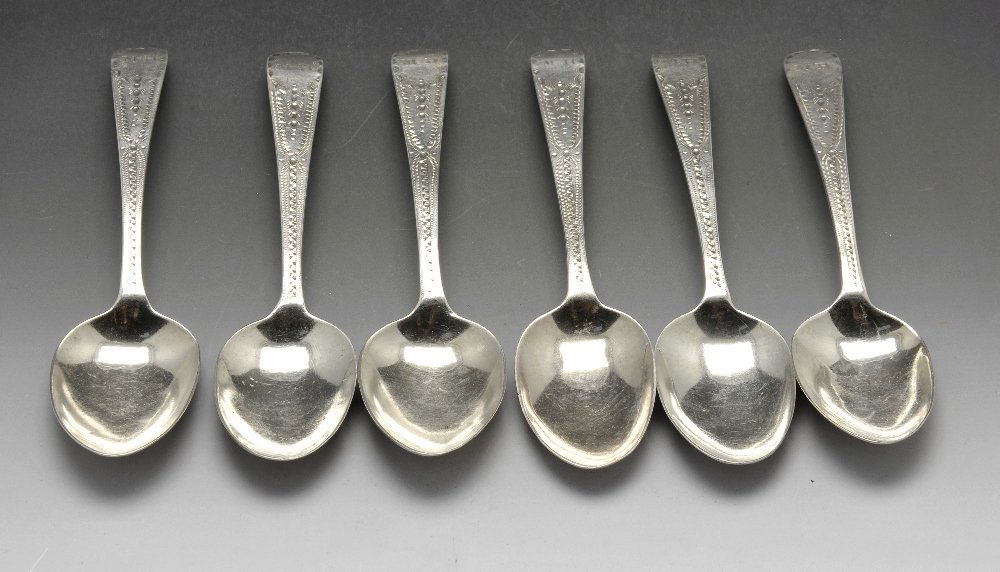 A George III set of teaspoons, a Russian spoon & a (1 of 10)