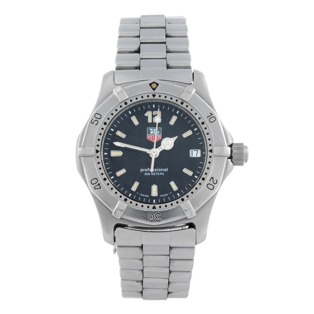 TAG HEUER - a mid-size stainless steel 2000 Series (1 of 4)
