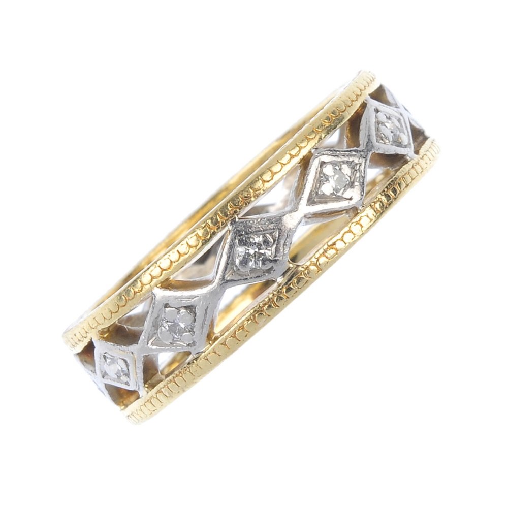 A diamond full-circle eternity ring. (1 of 3)