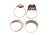 A selection of four gem-set dress rings. - 4