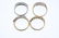 A selection of four 9ct gold diamond and gem-set rings. - 3