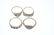 A selection of four 9ct gold diamond and gem-set rings. - 2