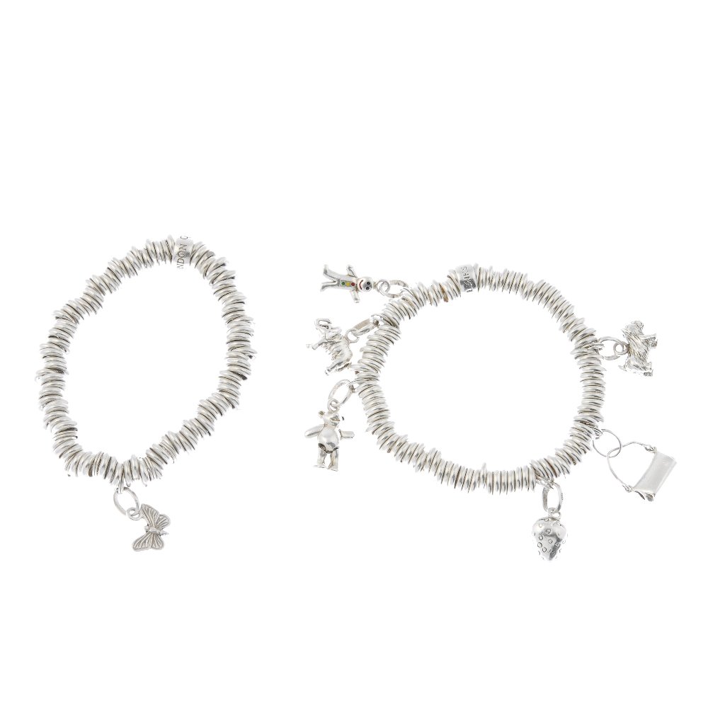 LINKS OF LONDON - two 'Sweetie' charm bracelets. (1 of 1)