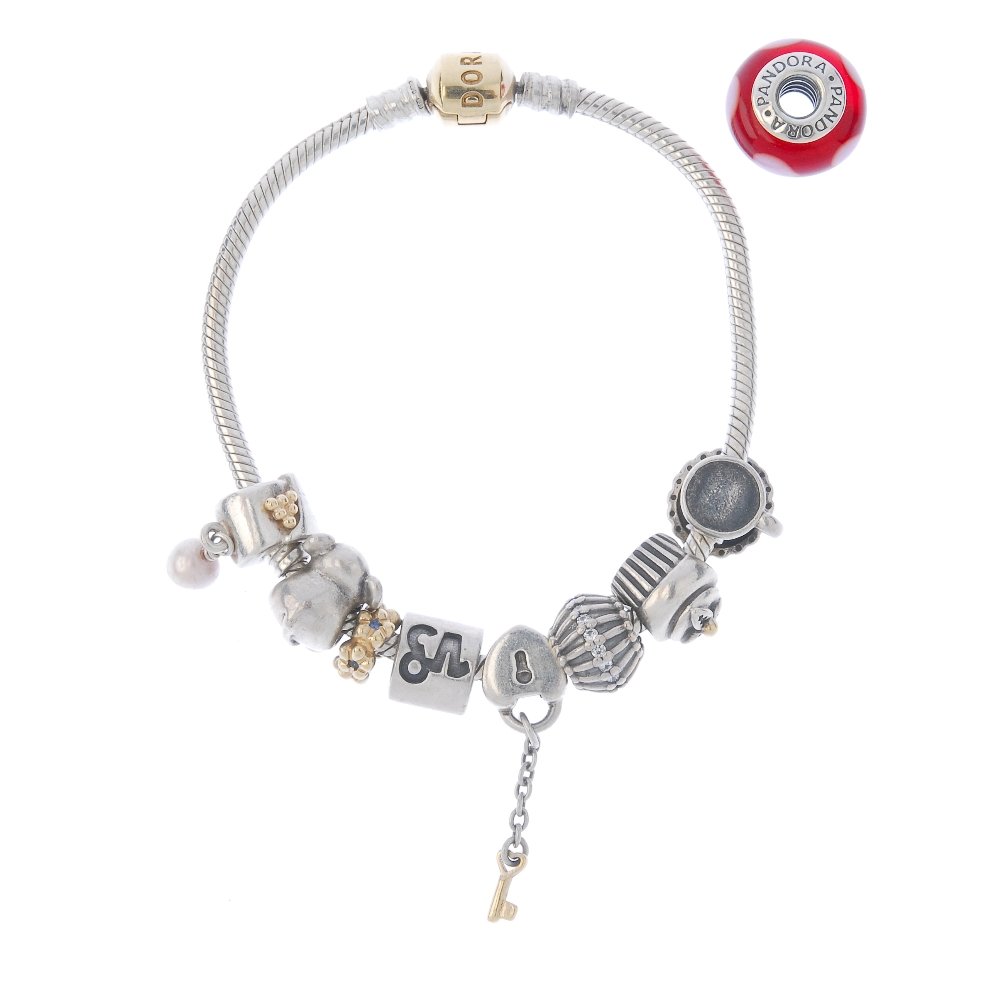 PANDORA - a charm bracelet. (1 of 2)