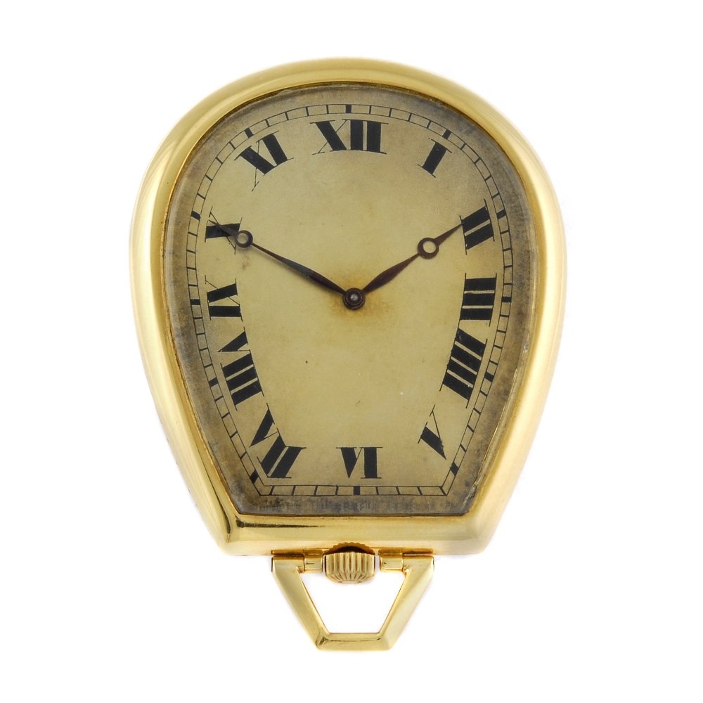 A yellow metal open face pocket watch: An open face pocket watch. Yellow metal case, stamped 18k with poincon. Numbered 78526. Unsigned keyless wind seventeen jewel movement with club tooth lever escapement. Silvered dial with Roman numera