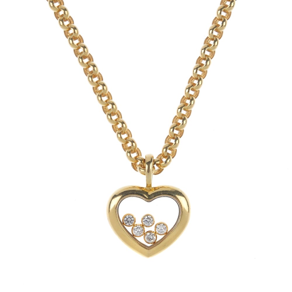 CHOPARD - a 'Happy Diamonds' pendant. (1 of 2)