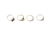 A selection of four diamond and gem-set rings. - 3