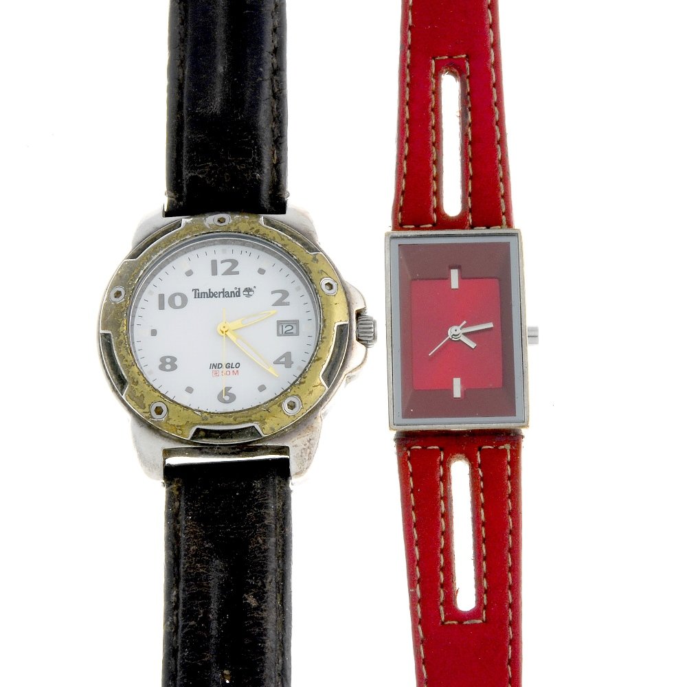 A group of assorted watches, to include examples by: A group of assorted watches, to include examples by Emporio Armani and DKNY. All recommended for spare or repair purposes only.