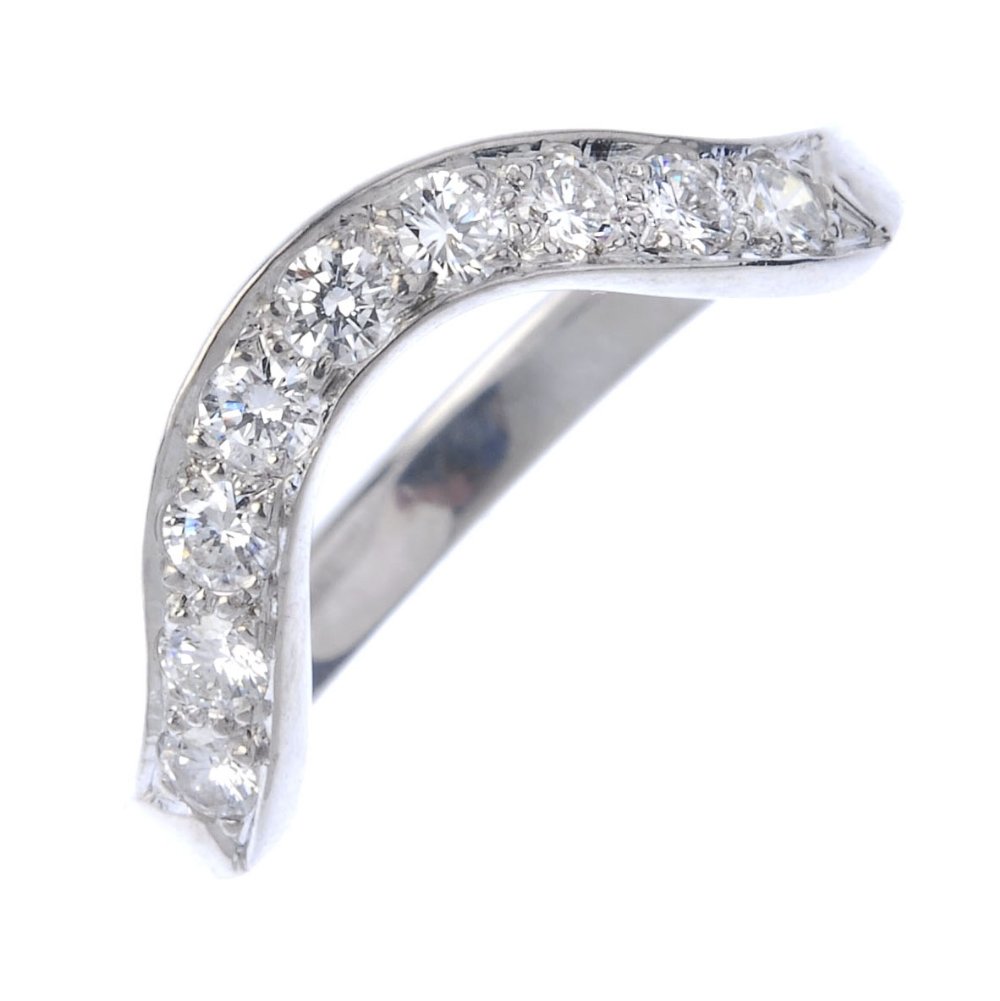 An 18ct gold diamond dress ring, by Cropp & Farr. (1 of 4)