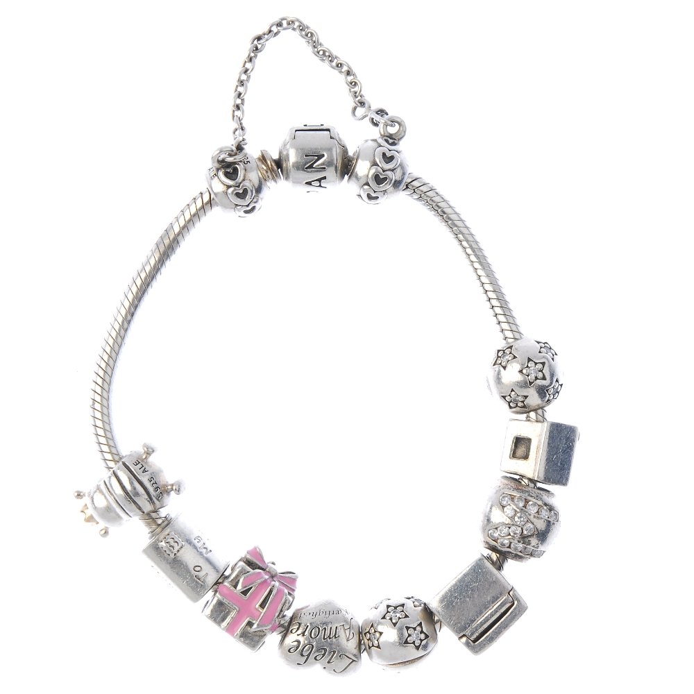 PANDORA - a charm bracelet. (1 of 3)
