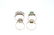 A selection of four 9ct gold gem-set dress rings. - 3