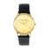 IWC - a gentleman's yellow metal wrist watch.