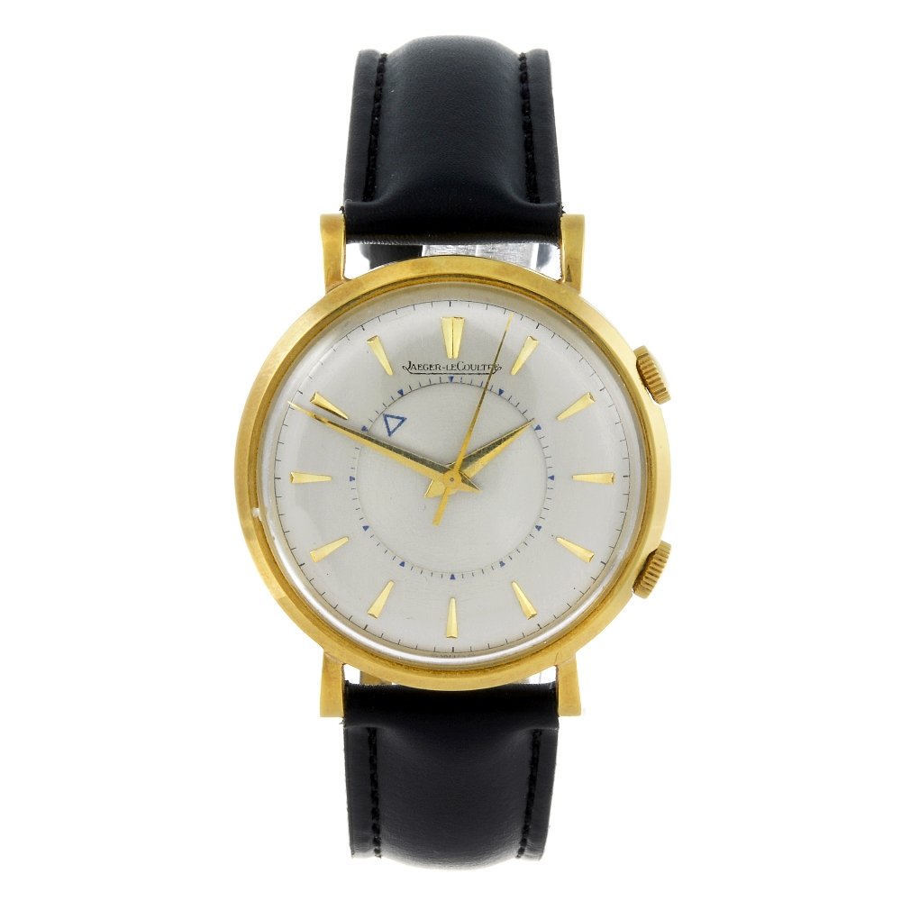 JAEGER-LECOULTRE - a gentleman's yellow metal Memo-Vox (1 of 4)