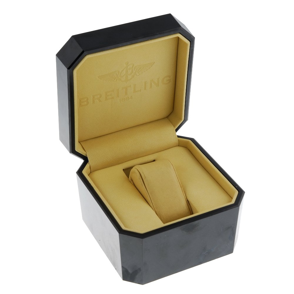 BREITLING - a pair of complete watch boxes. (1 of 2)