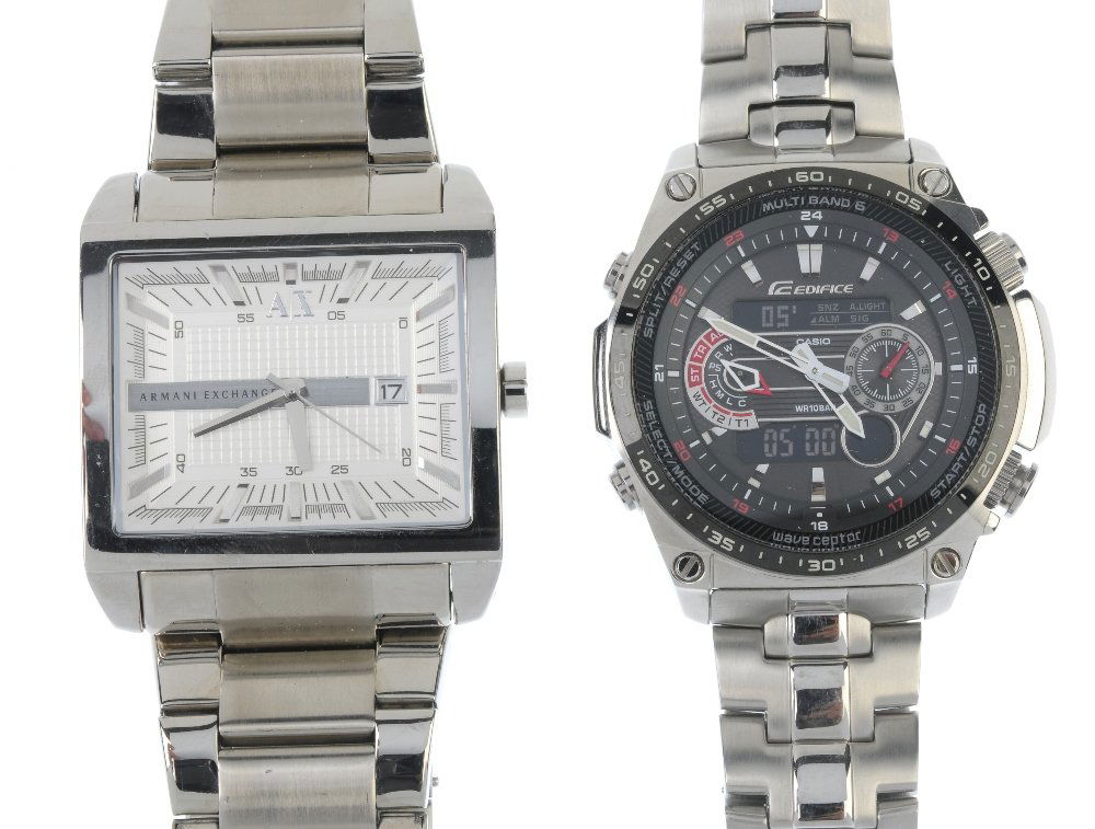 A large bag of various wrist watches, including DKNY,: A large bag of various wrist watches, including examples by DKNY, Guess etc. All recommended for spares and repairs purposes only. Approximately 100.