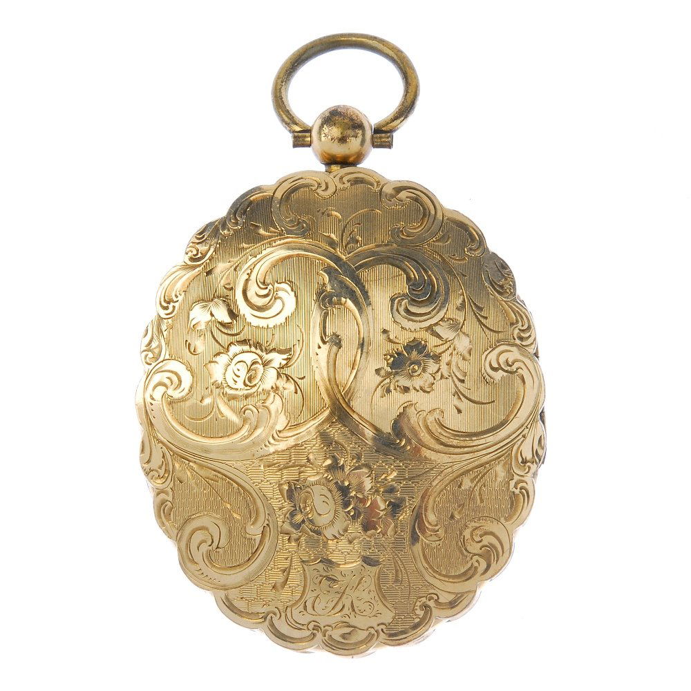 A late 19th century double sided locket. (1 of 2)
