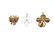 A selection of early 20th century gold floral pendants. - 2