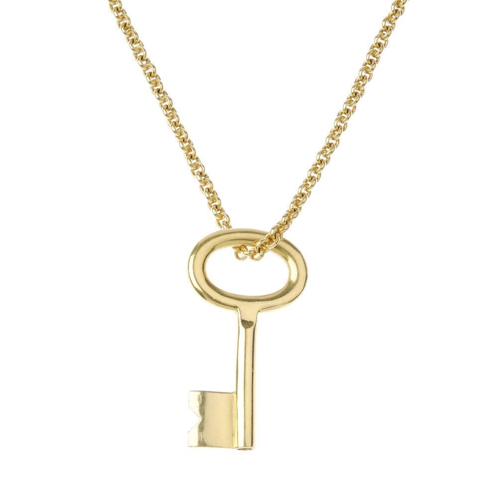 POMELLATO - a key pendant and chain. (1 of 2)