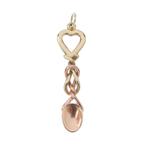 Clogau A 9ct Gold Love Spoon Pendant.