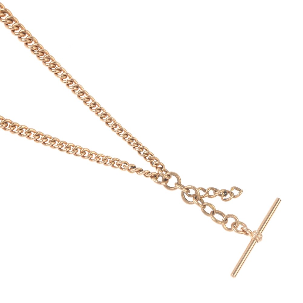 An early 20th century 9ct gold Albert. (1 of 2)