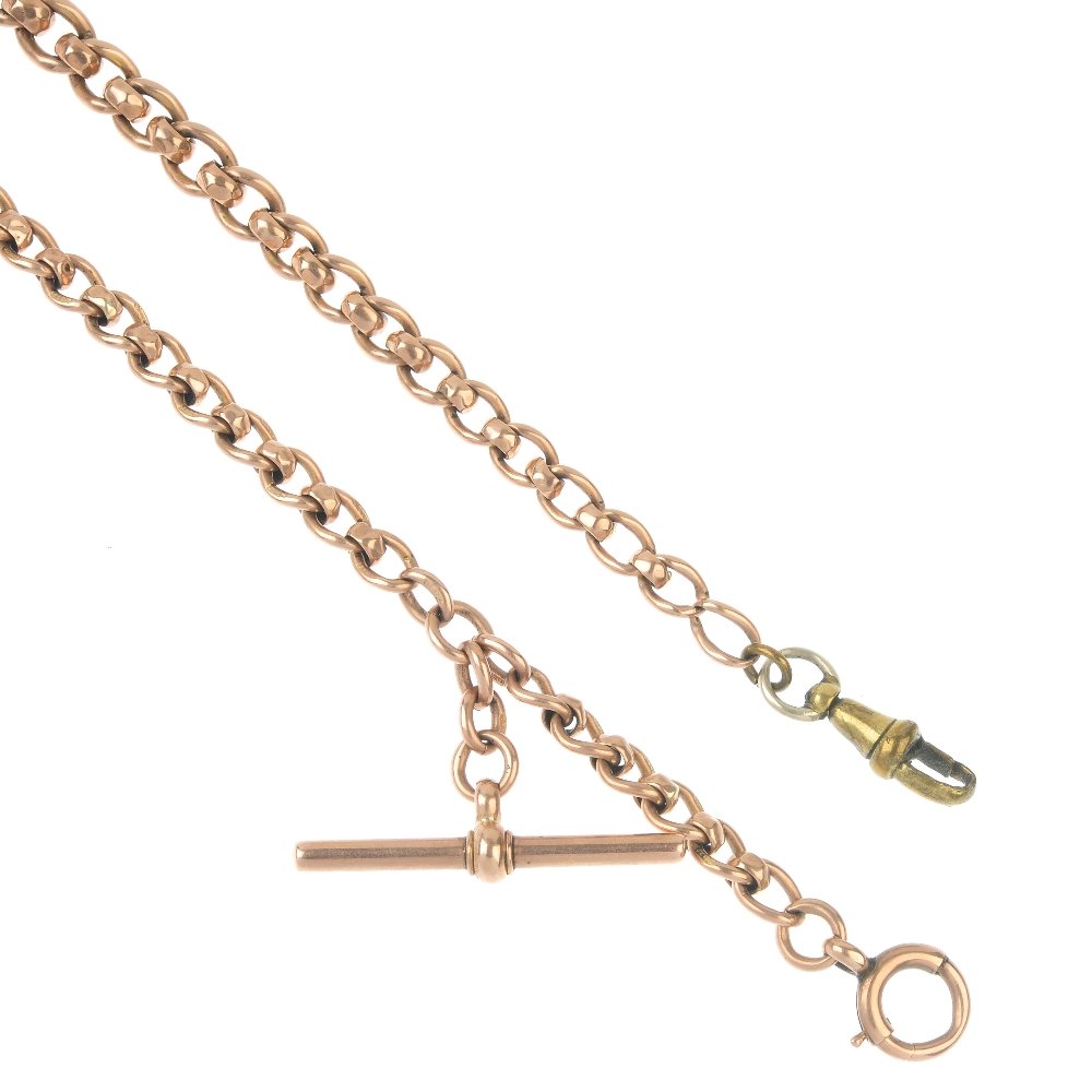 An early 20th century 9ct gold Albert chain. (1 of 2)