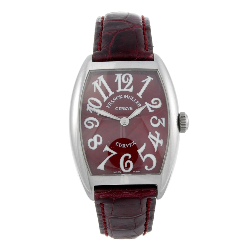 FRANCK MULLER - a lady's Cintree Curvex wrist watch. (1 of 4)