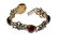 An early Victorian cut steel and red paste bracelet. - 3