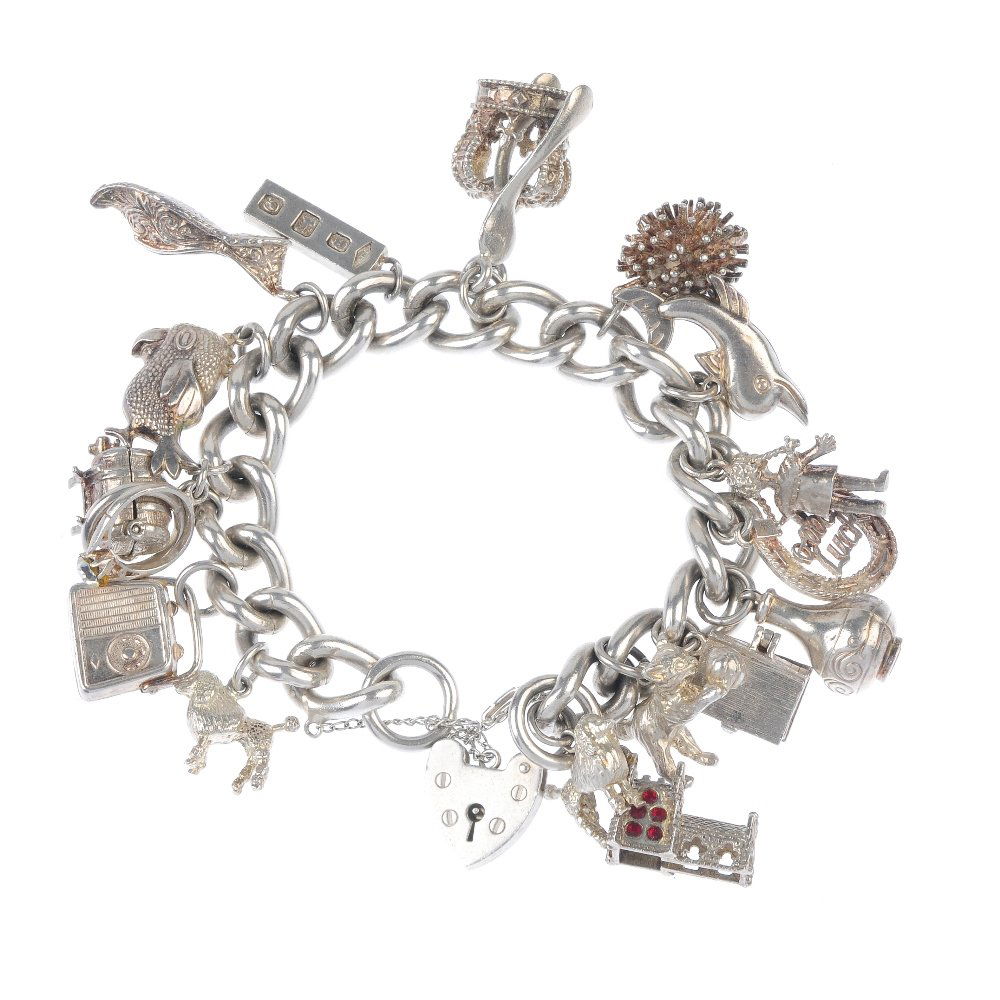Two charm bracelets. The curb-link and double curb-link (1 of 2)