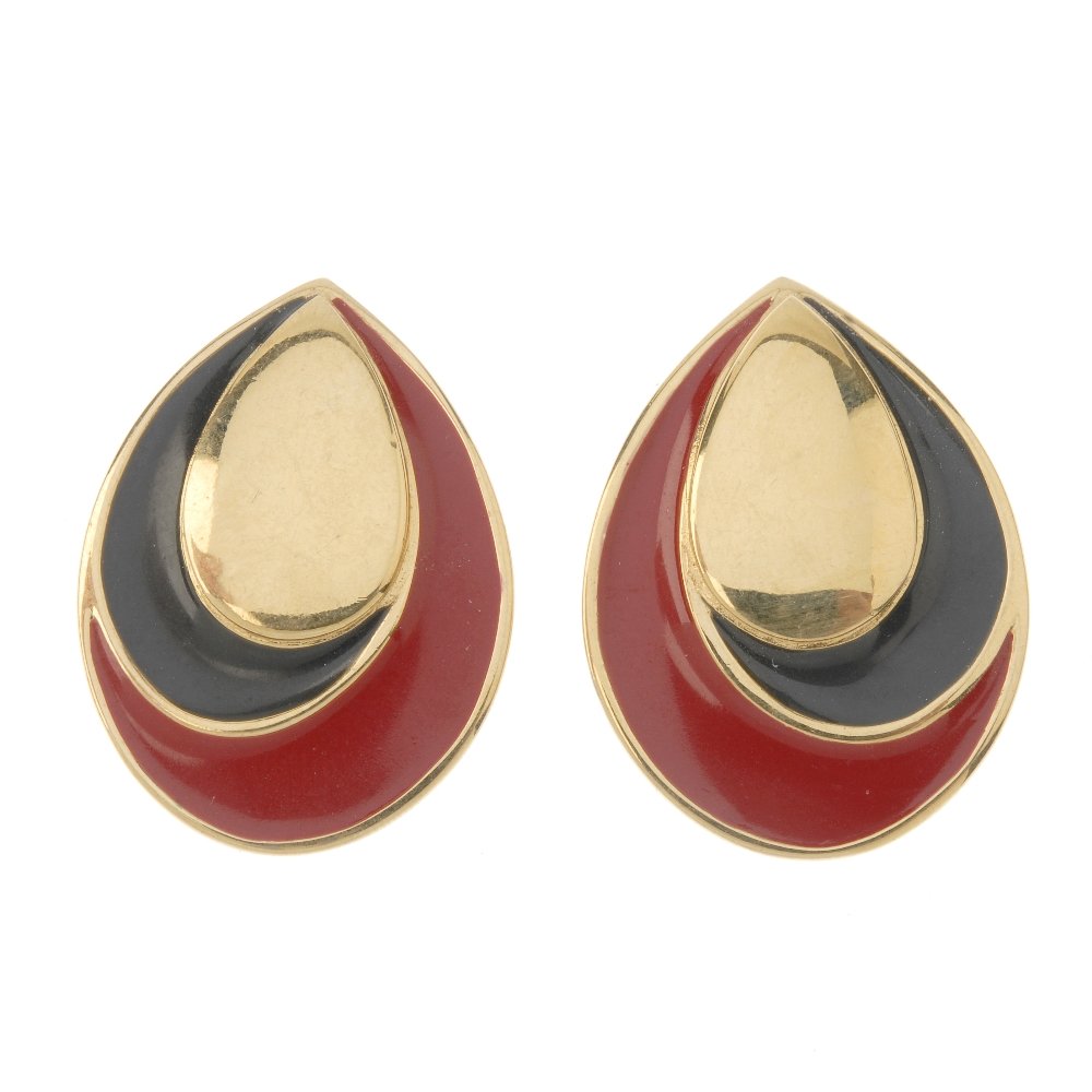 A bag containing a large quantity of costume jewellery.: A bag containing a large quantity of costume jewellery. To include a boxed Sarah Coventry pendant, nine pairs of Monet ear clips, a pair of Napier ear clips and two pairs of D'Orlan ear clips. Some AF