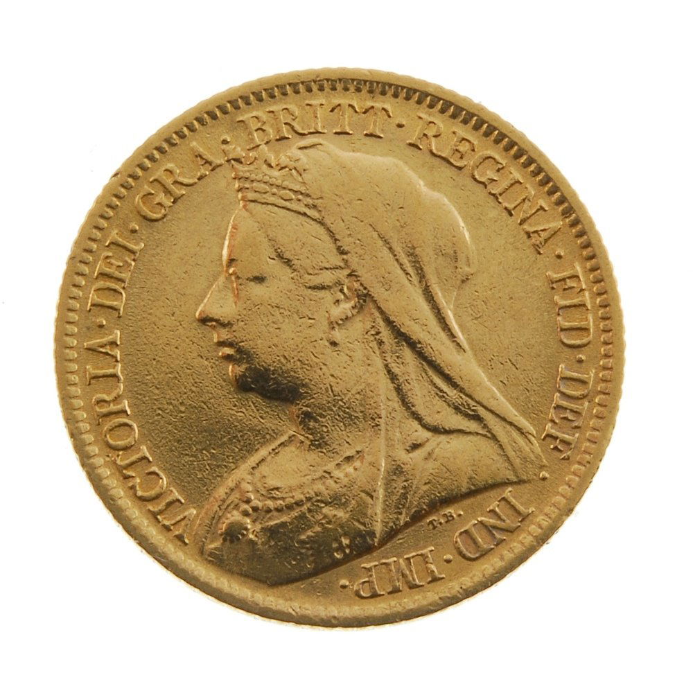 Victoria, Half-Sovereign 1899. Fine.  . Fine. (1 of 2)