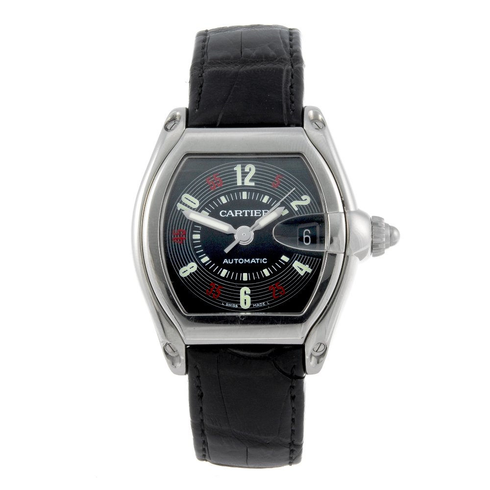 CARTIER - a Roadster wrist watch. Stainless steel case. (1 of 4)