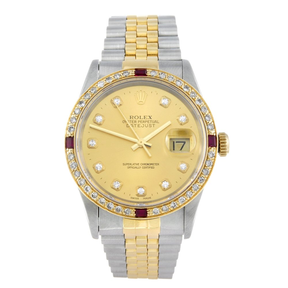 ROLEX - a gentleman's Oyster Perpetual Datejust (1 of 4)