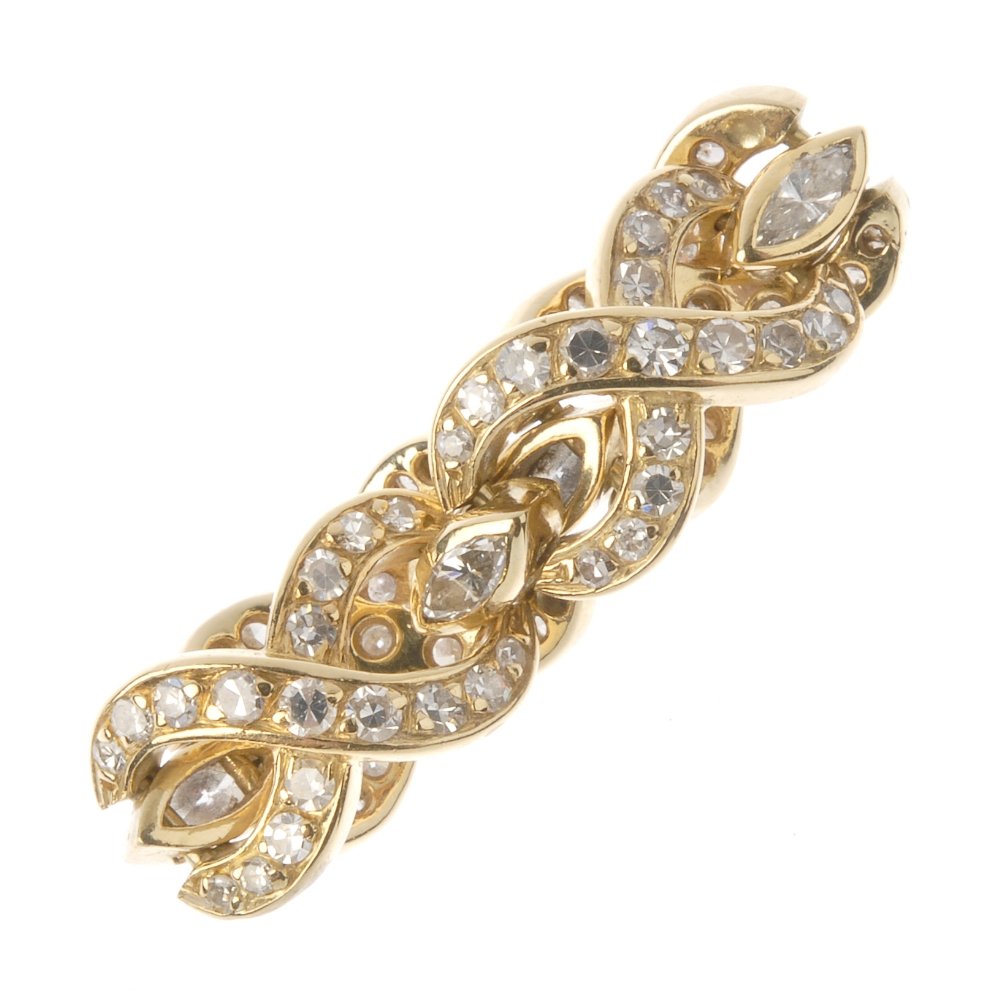 An articulated diamond band ring. Designed as a series (1 of 3)