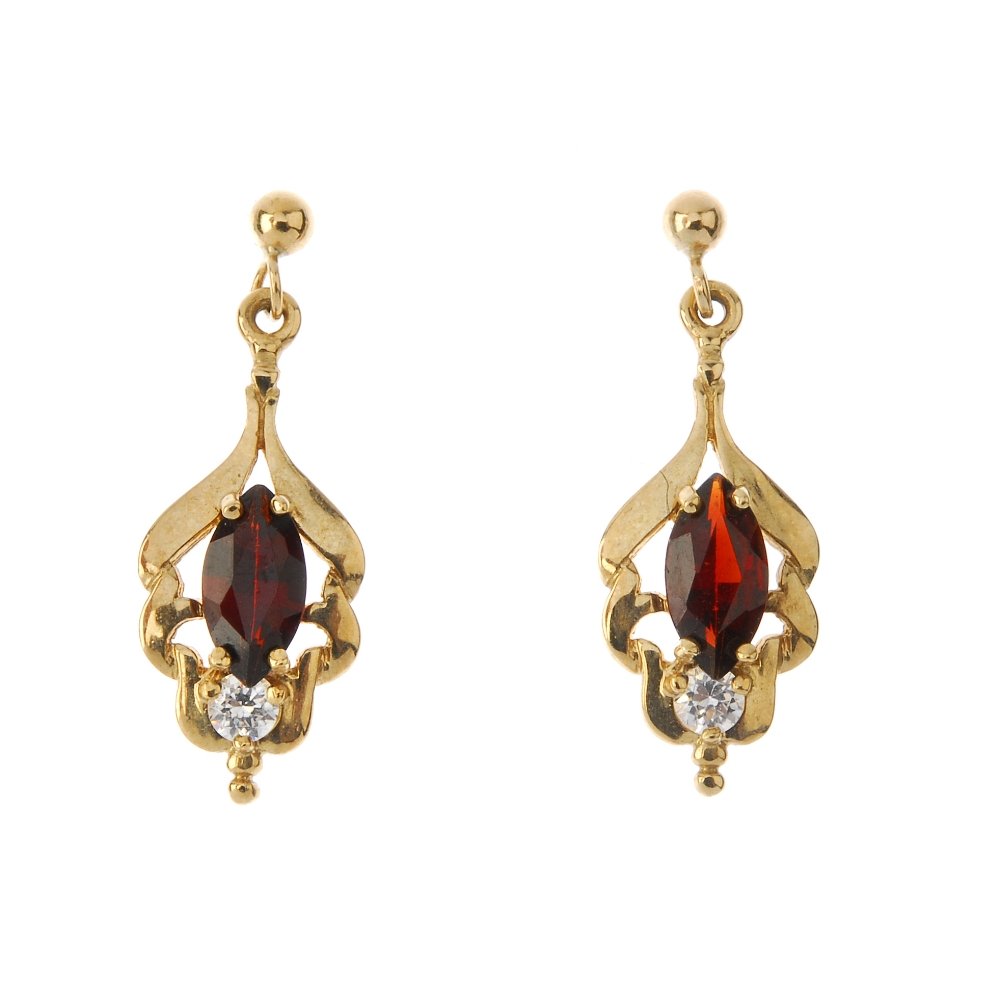 A selection of eleven pairs of earrings. To include a (1 of 3)