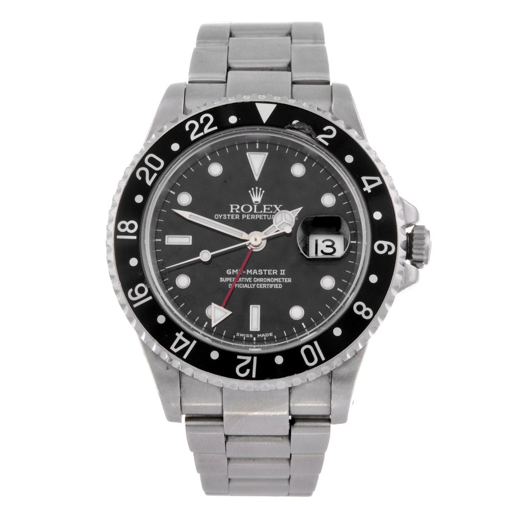 ROLEX - a gentleman's Oyster Perpetual Date GMT-Master (1 of 4)