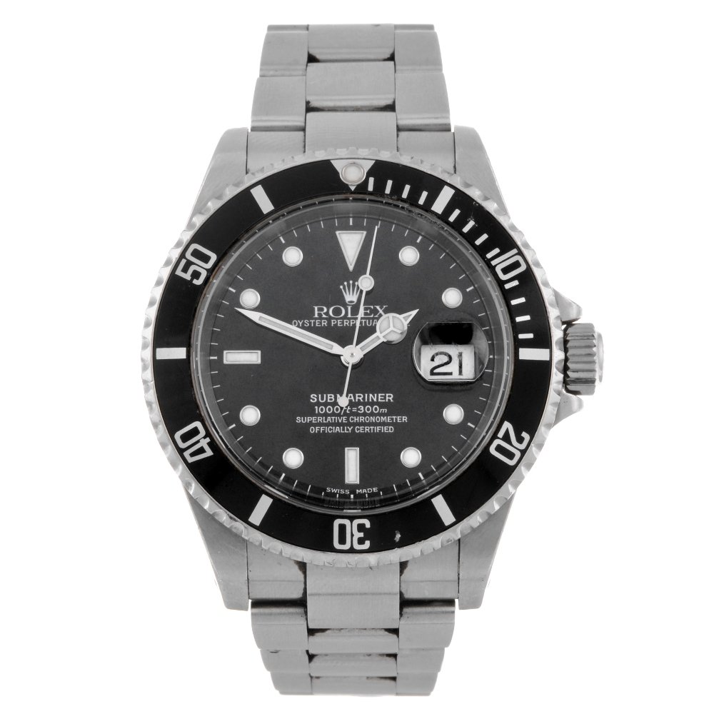 ROLEX - a gentleman's Oyster Perpetual Date Submariner (1 of 4)
