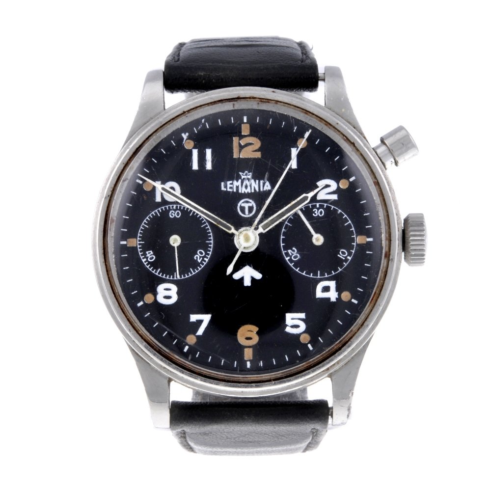 LEMANIA - a gentleman's British Naval issue chronograph (1 of 4)
