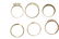 Six diamond and gem-set rings. To include five 9ct gold - 2