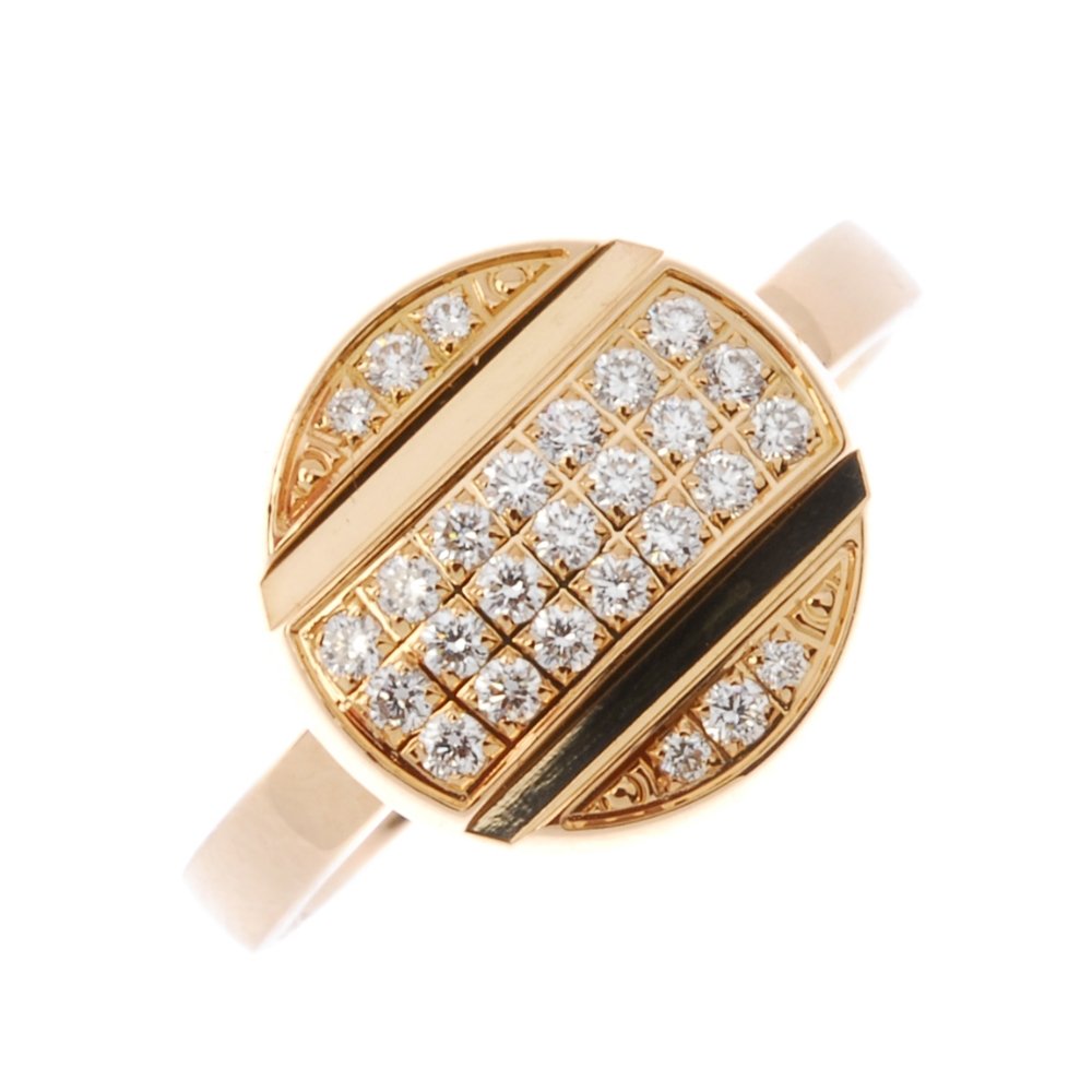 CHAUMET - a diamond dress ring. Designed as a pave-set (1 of 3)