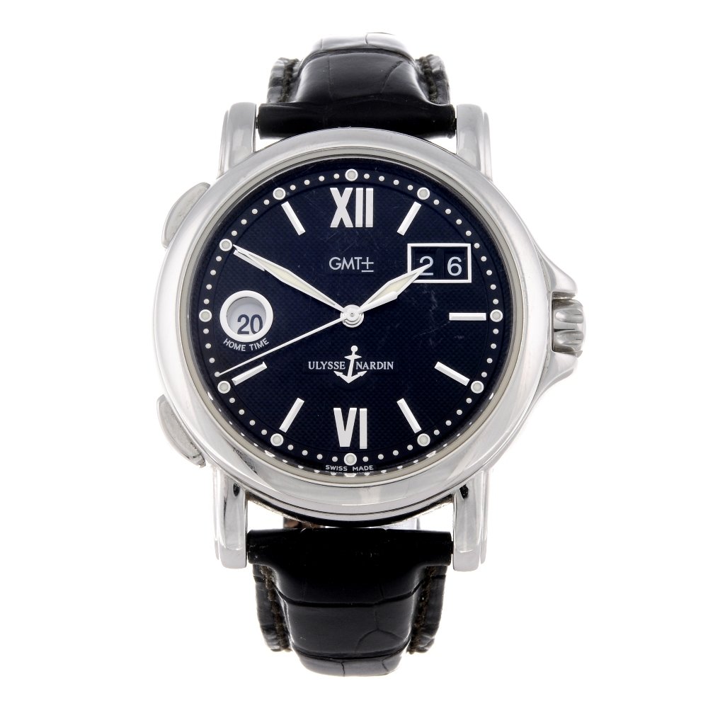 ULYSSE NARDIN - a gentleman's San Marco Dual Time wrist (1 of 4)