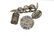 Five early to late Victorian cut steel brooches. An - 4
