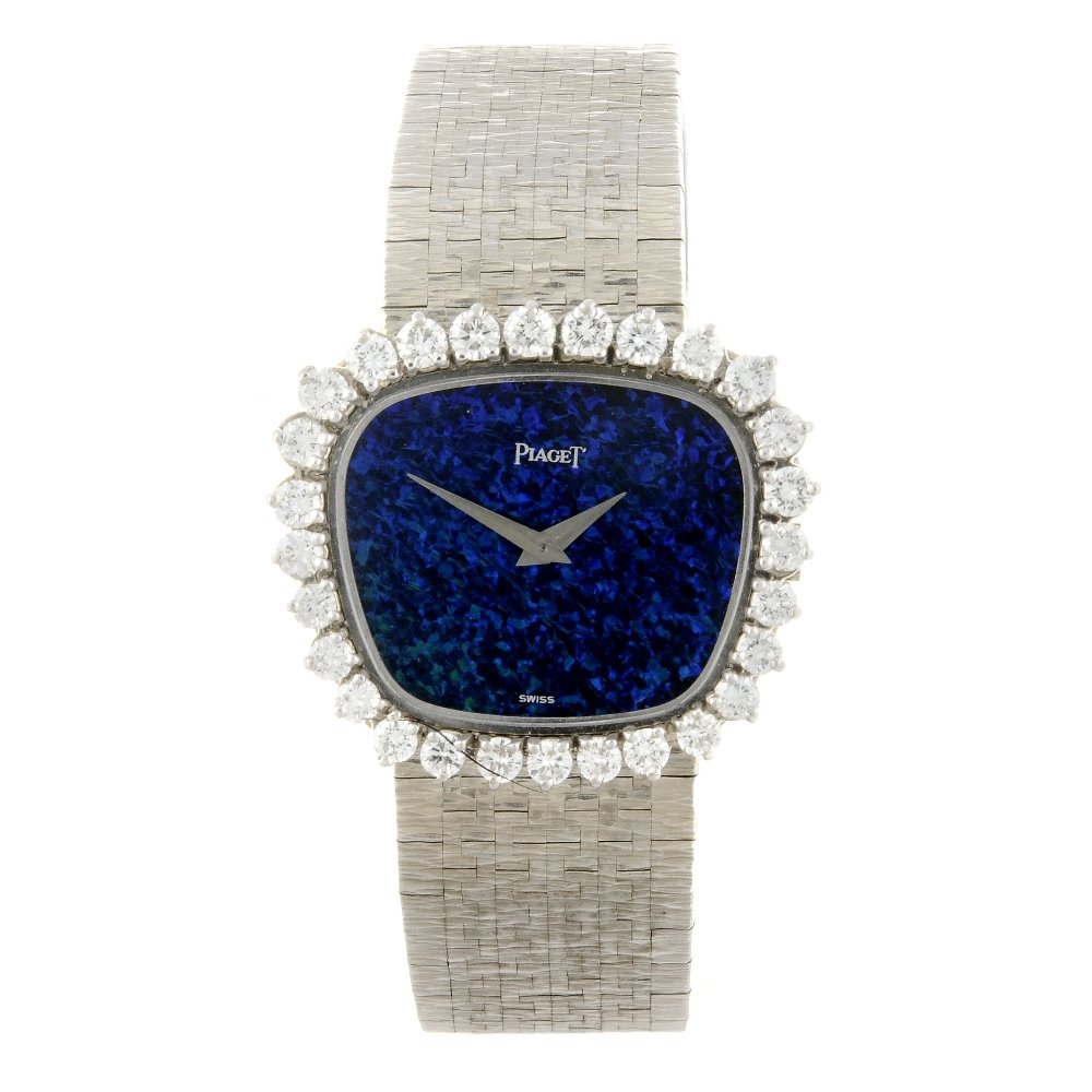 PIAGET - a lady's bracelet watch. 18ct white gold case, (1 of 4)